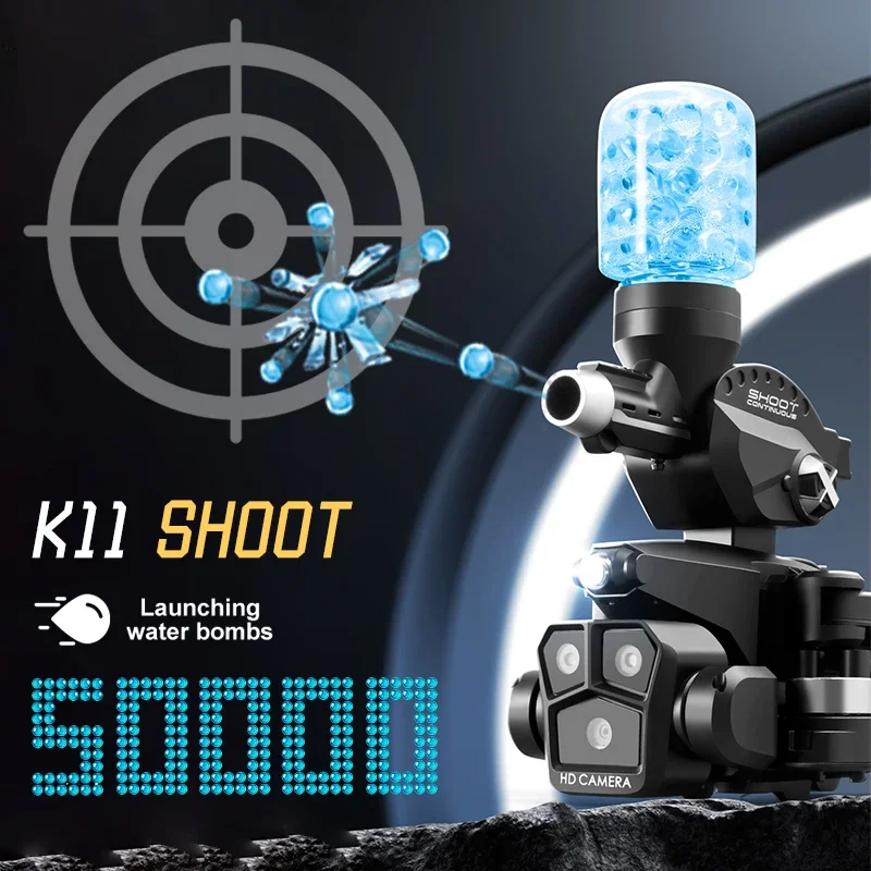 רחפן מקצועי K11max מזל "ט עם בלוני נפץ צעצוע מהבהב 3 אורות מצלמה אופטית פצצה Rc אווירי לצילום ארבעה צירים – תמונה 7